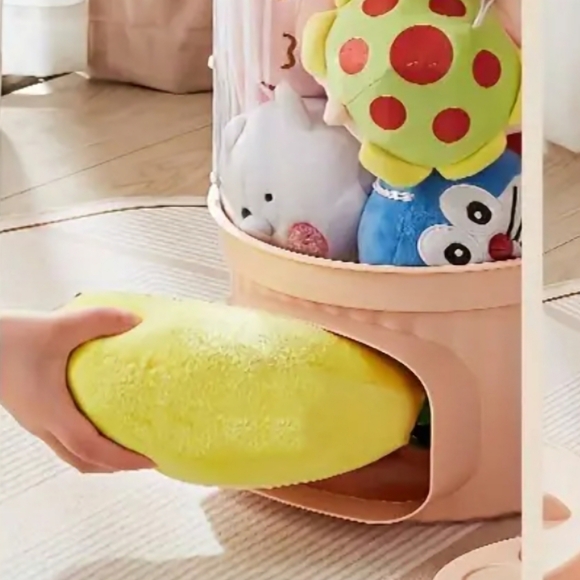 4-Tier Stackable Doll Storage Display Case - Picture 2 of 3